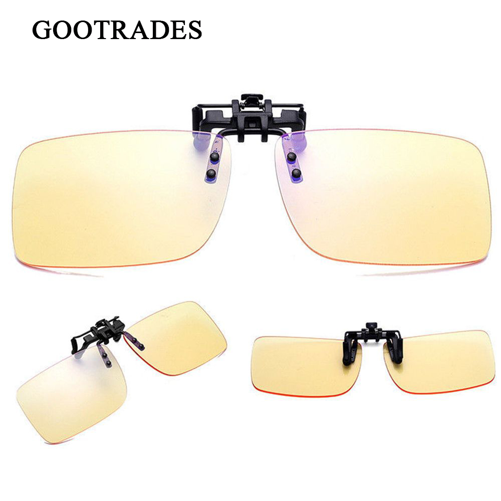 Gaming Glasses Blue - 1pcs青色光フィルターブロッキングメガネオフィスコンピュータ抗ブルーレイクリップ眼鏡uvストレインリリーフ女性男性
