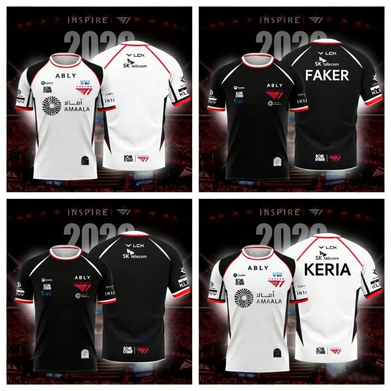Esports Gaming Teams - 2026 新しい T1 ESPORTS チームジャージ FAKER