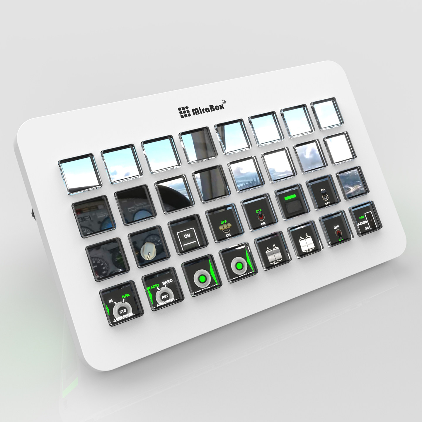 Elgato Stream Deck - Mirabox XL 32キー ビジュアルストリームデッキ Streamdeck デッキドック