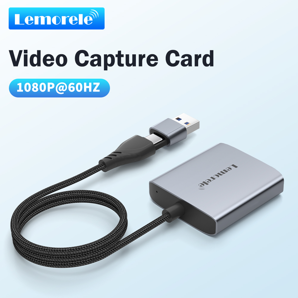 Elgato Stream Deck - Emorele-ビデオキャプチャカード、hdmi互換入力、1080p、60hz出力、ゲームの記録、ライブストリーミング、ps4、5 sw用のグラバー
