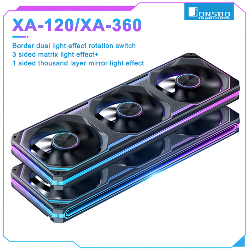 Esports Gaming Fan - JONSBO XA-120 XA-240 XA-360 120mm PCケースファン