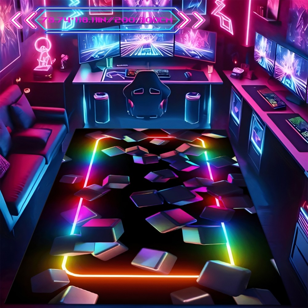 VIKAMA ゲーミングマット カラフルなデザイン、スタイリ - Esports Gaming Room のレビューと価格