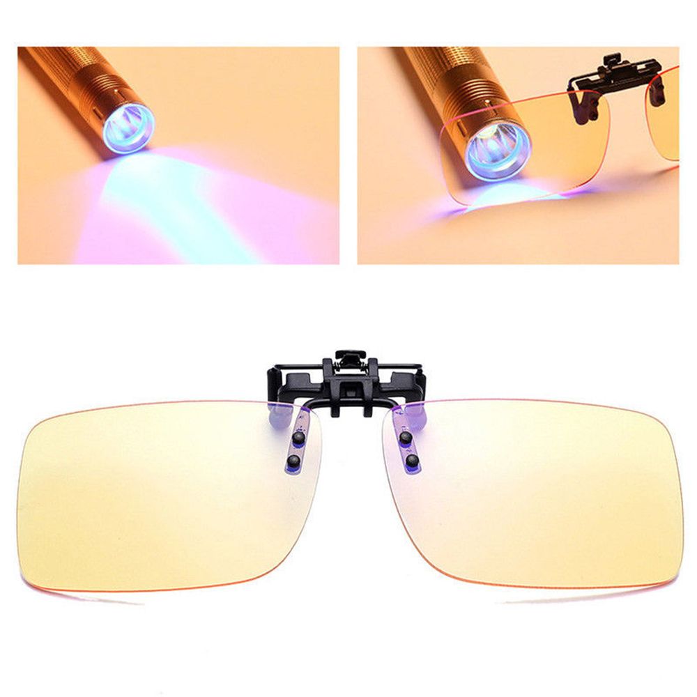 1pcs青色光フィルターブロッキングメガネオフィスコンピュー - Gaming Glasses Blue のレビューと価格