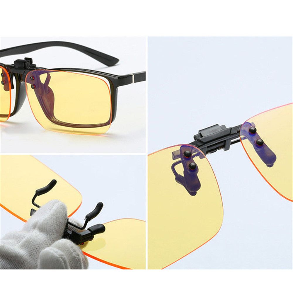 1pcs青色光フィルターブロッキングメガネオフィスコンピュー - Gaming Glasses Blue のレビューと価格