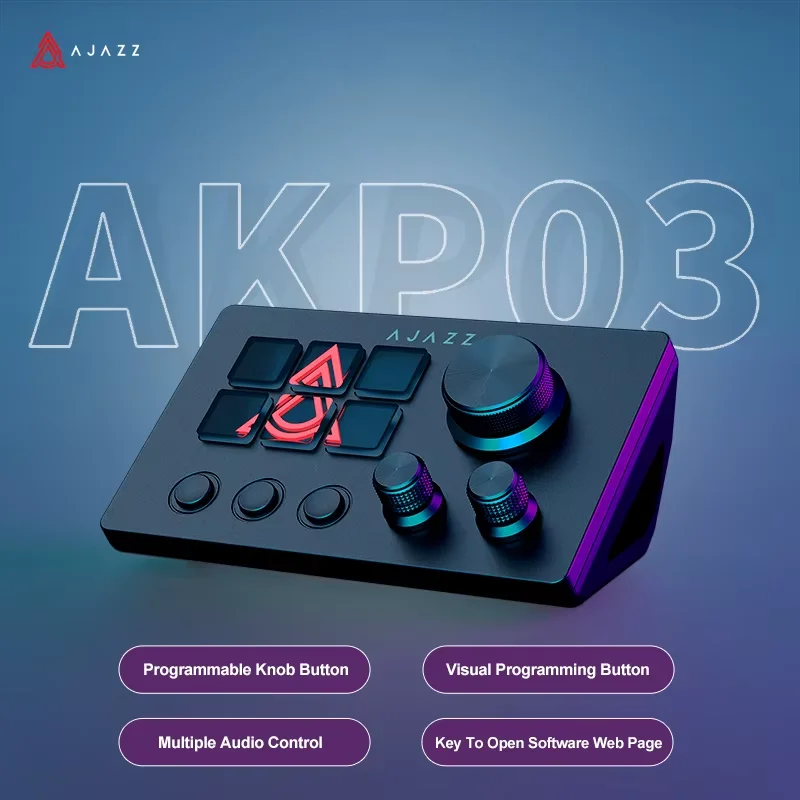 Ajazz AKP03E多機能デスクトップヘルパー プログラ - Elgato Stream Deck のレビューと価格