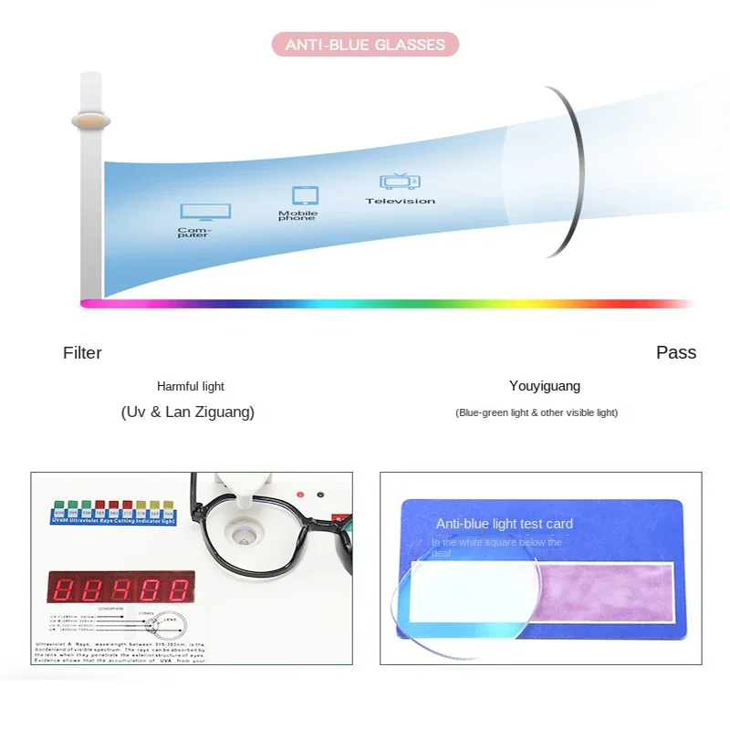 ブルーライト遮断メガネ子供用コンピューターメガネシリコンフレ - Gaming Glasses Blue のレビューと価格