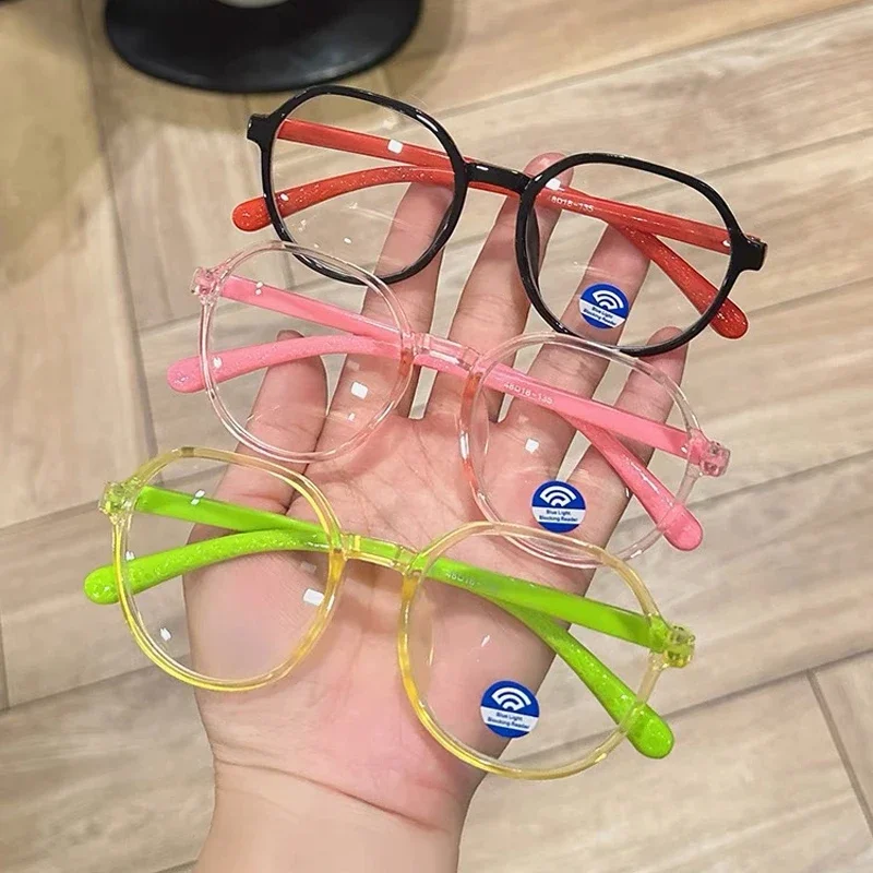 ブルーライト遮断メガネ子供用コンピューターメガネシリコンフレ - Gaming Glasses Blue のレビューと価格