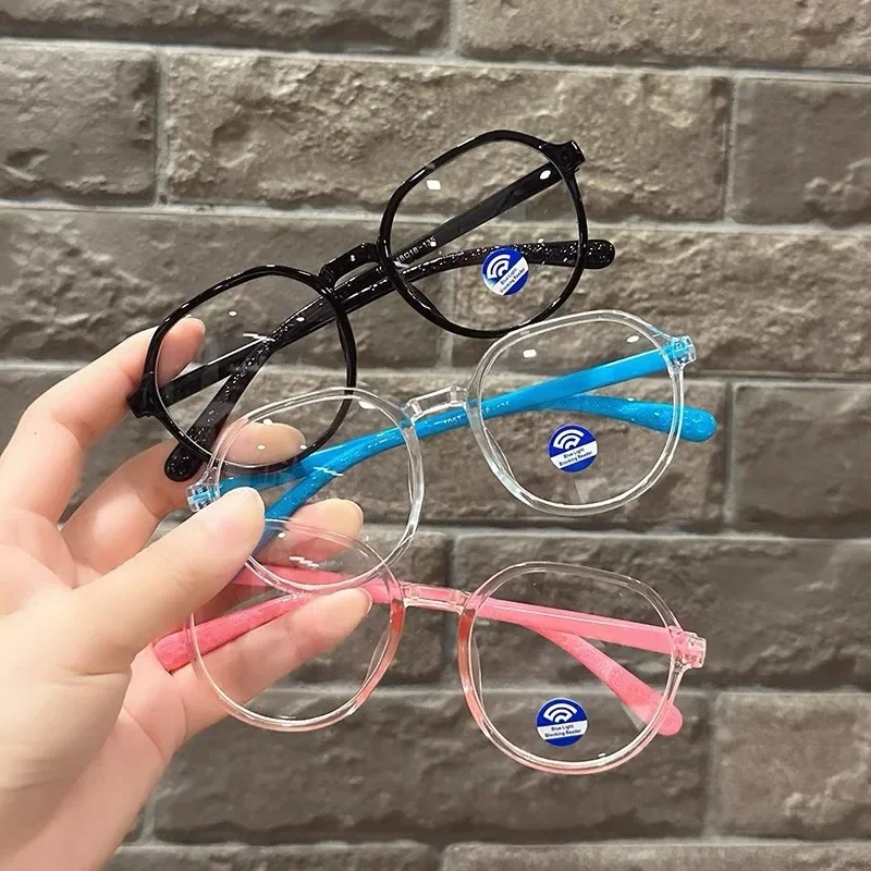 ブルーライト遮断メガネ子供用コンピューターメガネシリコンフレ - Gaming Glasses Blue のレビューと価格