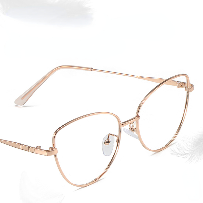 フォトクロミックキャットアイグラス,レトロメタルフレーム,ア - Gaming Glasses Blue のレビューと価格