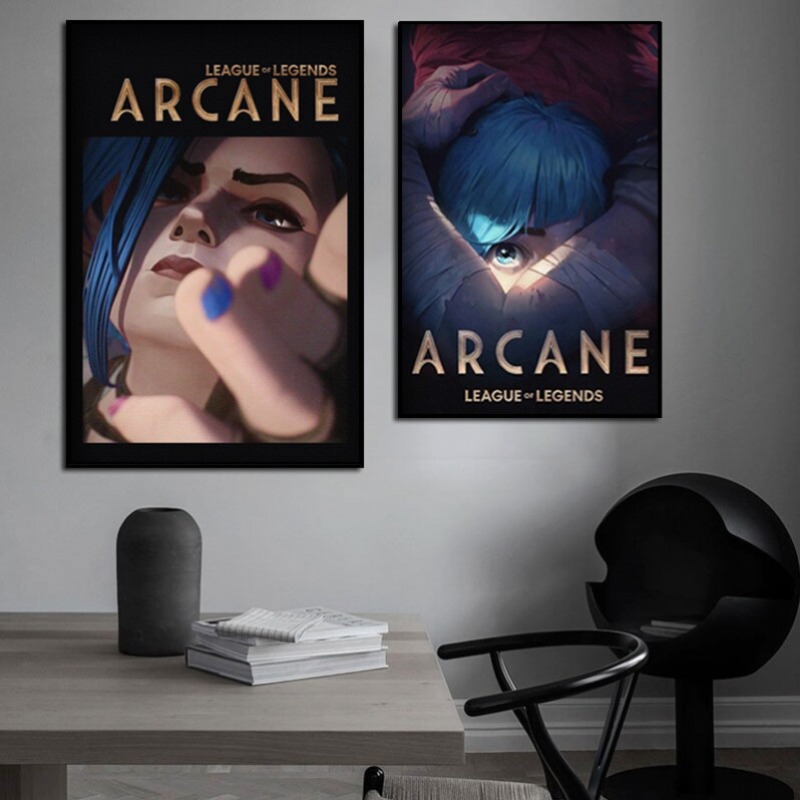 Arcane Jinx クローズアップポスター フレームなし - Esports Gaming Room のレビューと価格