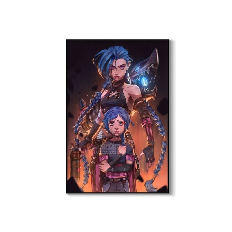 Arcane Jinx クローズアップポスター フレームなし - Esports Gaming Room のレビューと価格