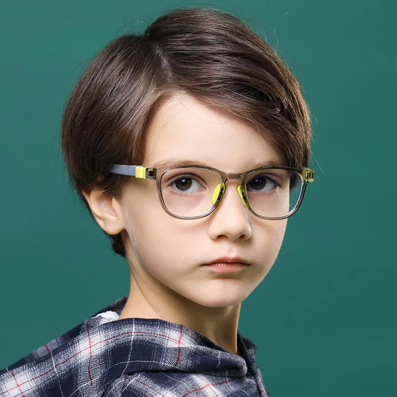 抗青色光子供メガネ正方形子供少年少女コンピュータ光学フレーム - Gaming Glasses Blue のレビューと価格