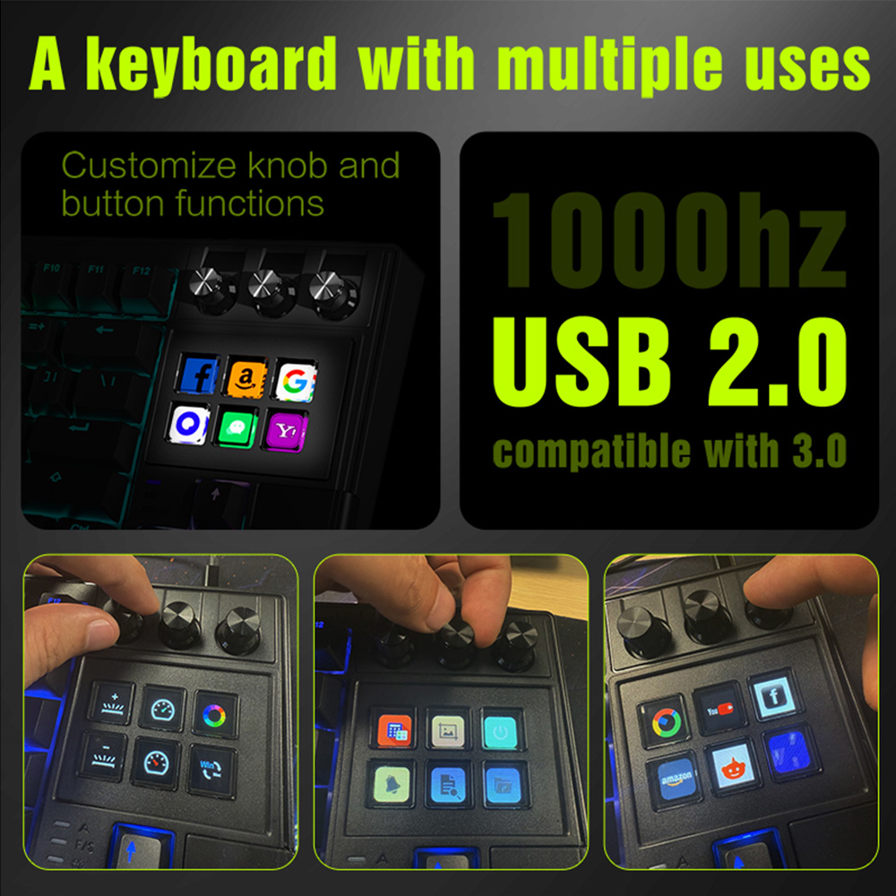 MRSVI K1 PRO ビジュアルLCD AIキーボード  - Elgato Stream Deck のレビューと価格