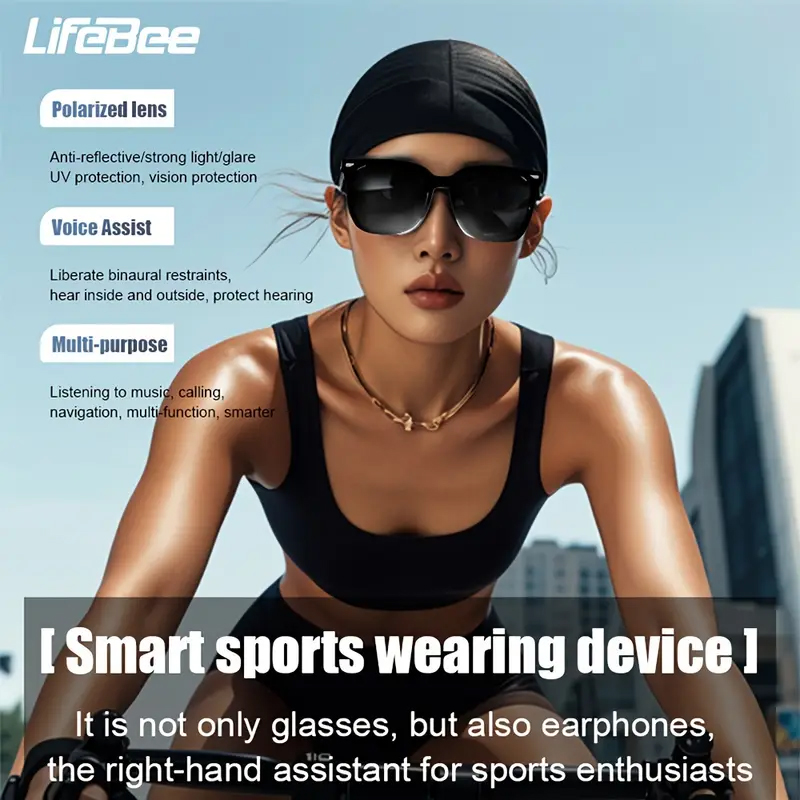 カメラ スマートグラス Bluetooth 通話 音声アシス - Gaming Glasses Blue のレビューと価格
