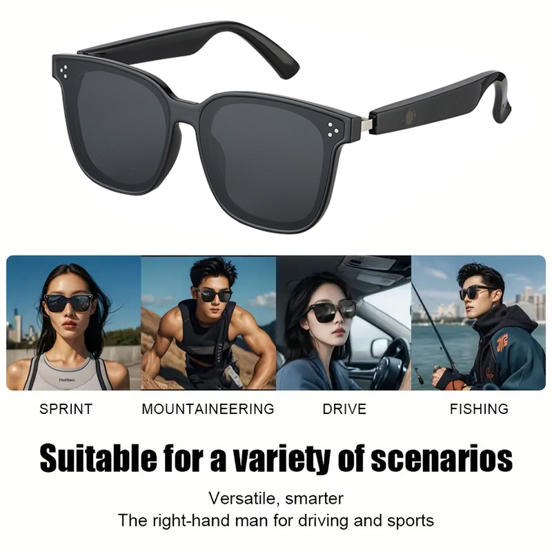 カメラ スマートグラス Bluetooth 通話 音声アシス - Gaming Glasses Blue のレビューと価格