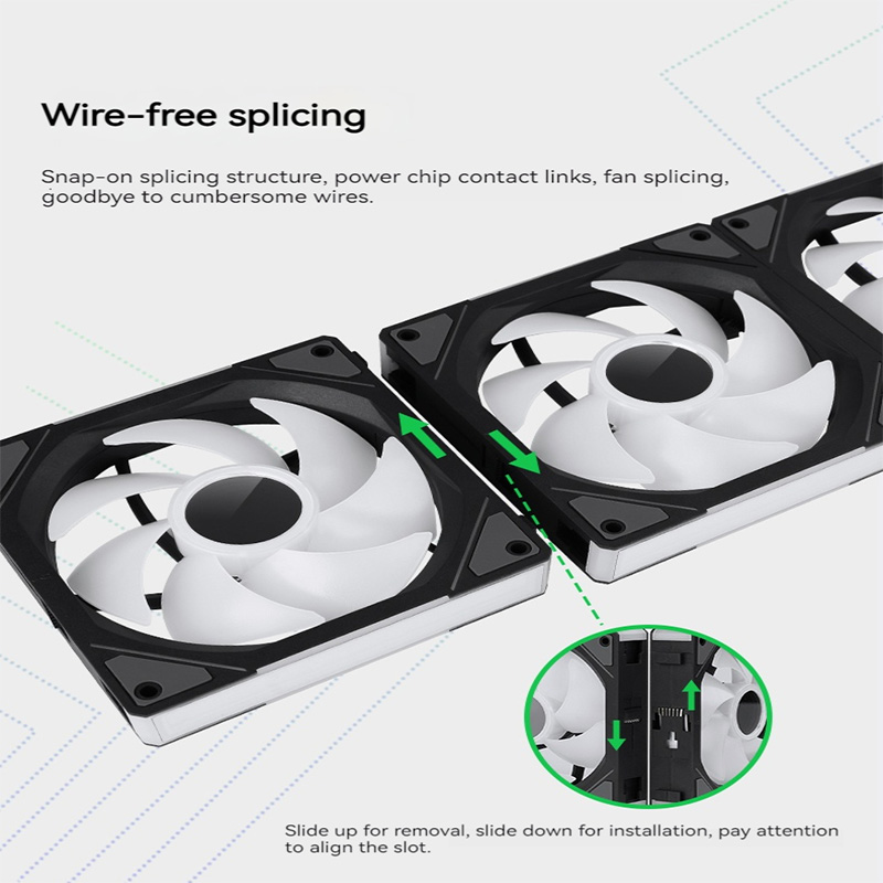TEUCER JM-1 PC 冷却ケースファン ARGB ミ - Esports Gaming Fan のレビューと価格