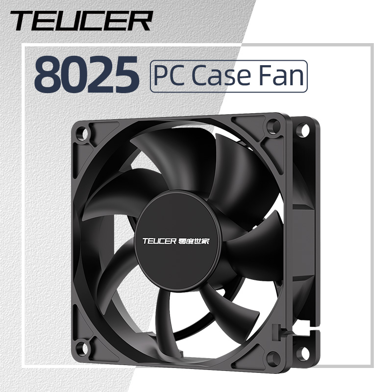 Teucer 8025 PC ケースファン 12V ビッグ  - Esports Gaming Fan のレビューと価格