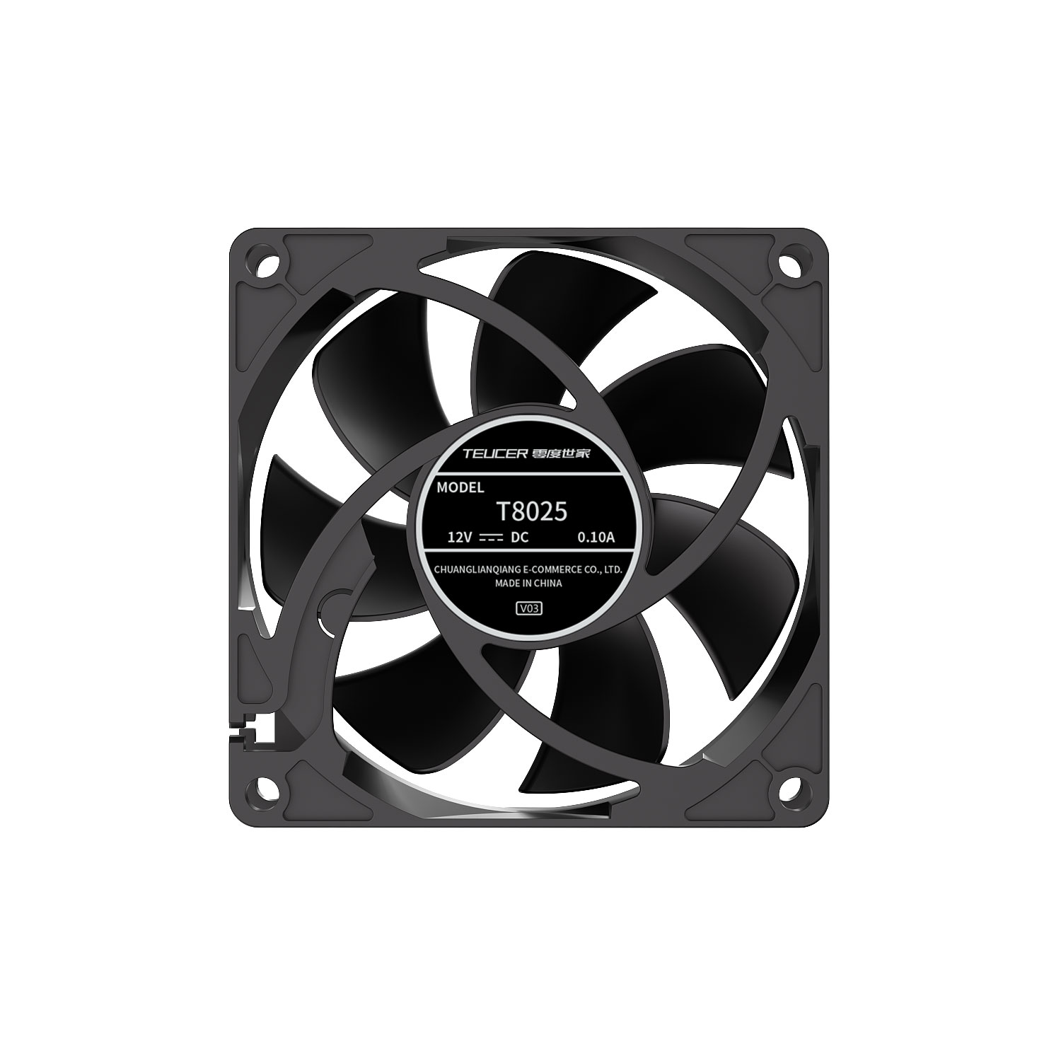 Teucer 8025 PC ケースファン 12V ビッグ  - Esports Gaming Fan のレビューと価格