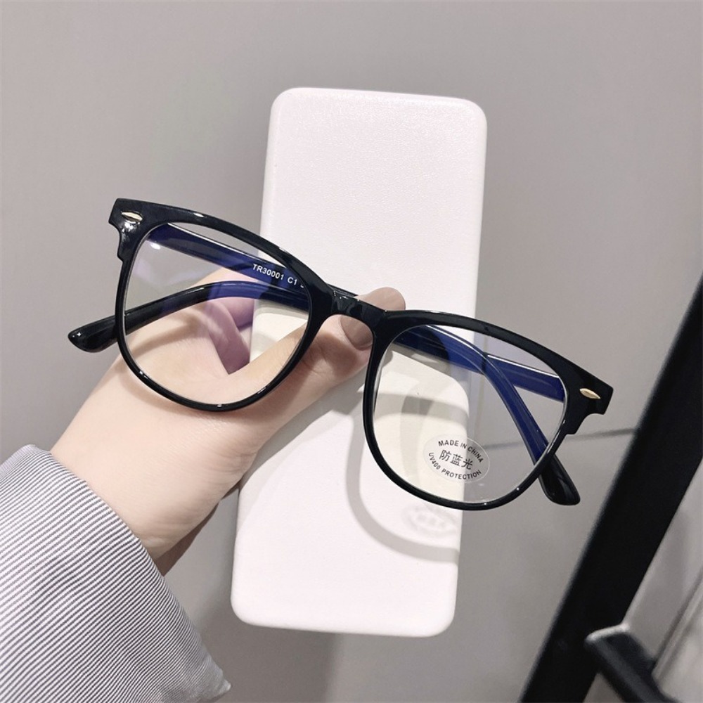 クラシック透明コンピュータメガネフレーム女性男性抗青色光メガ - Gaming Glasses Blue のレビューと価格