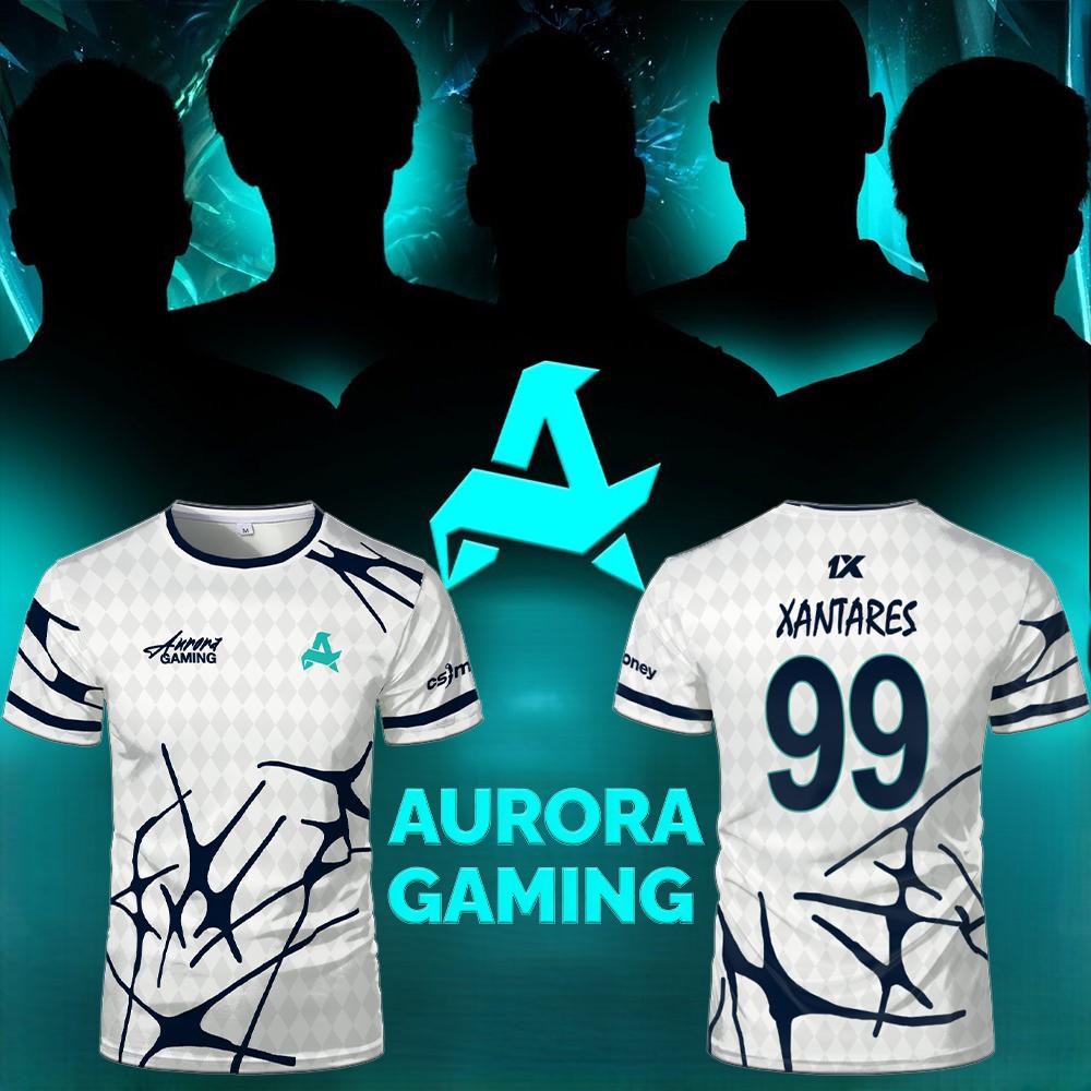スポーツチーム オーロラ ゲーム ジャージー Tシャツ XA - Esports Gaming Teams のレビューと価格