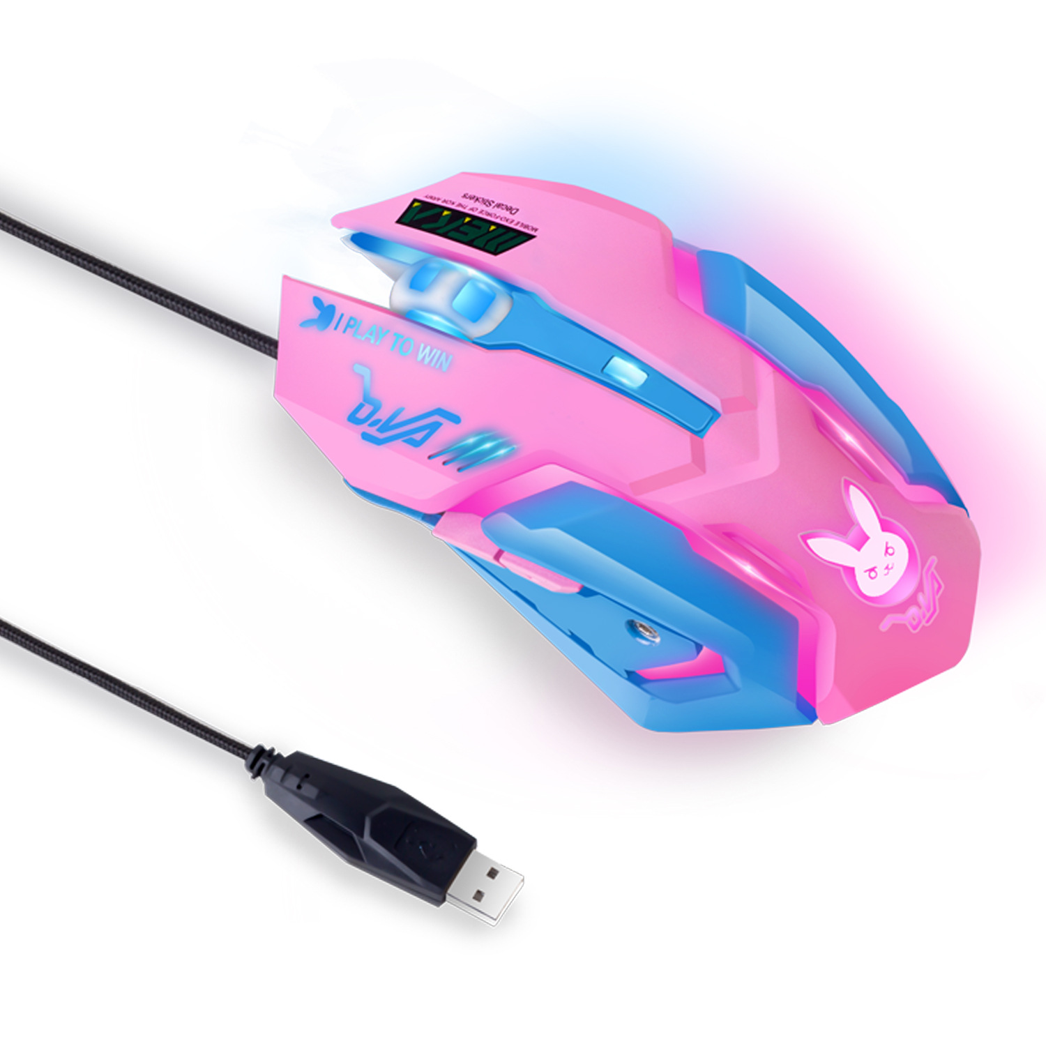 カラフルな光るサイレントゲーミングマウス、重量調整可能なUS - Esports Gaming Mouse Weight Adjustable のレビューと価格