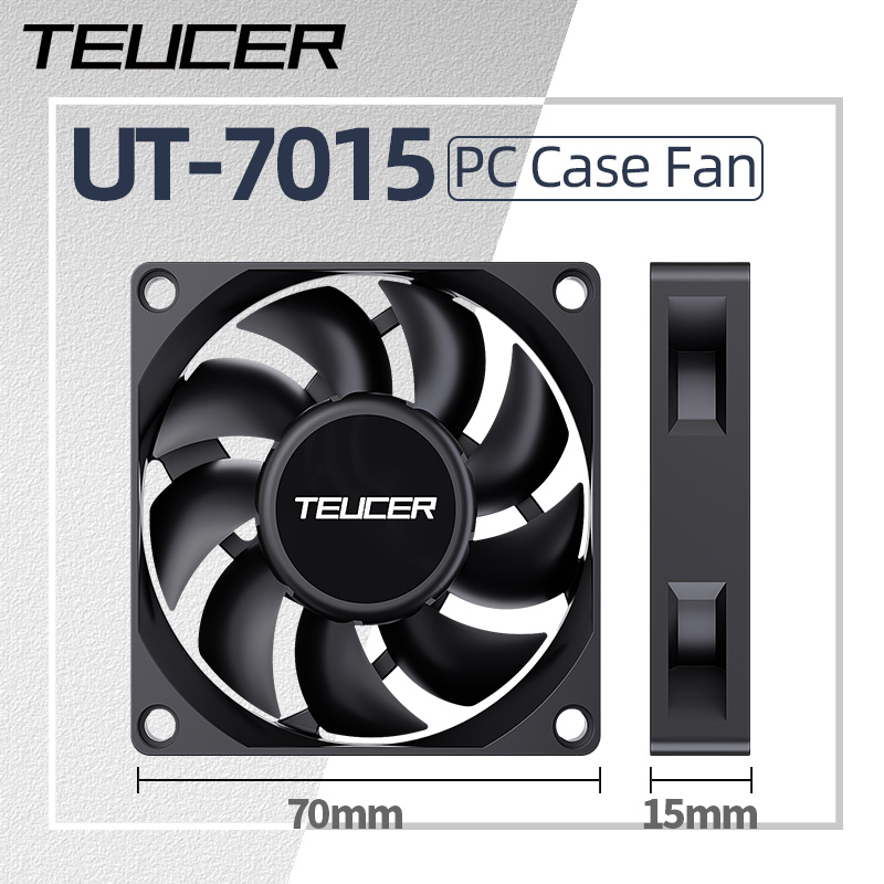 Teucer UT-7015 7cm Chassic 冷却フ - Esports Gaming Fan のレビューと価格