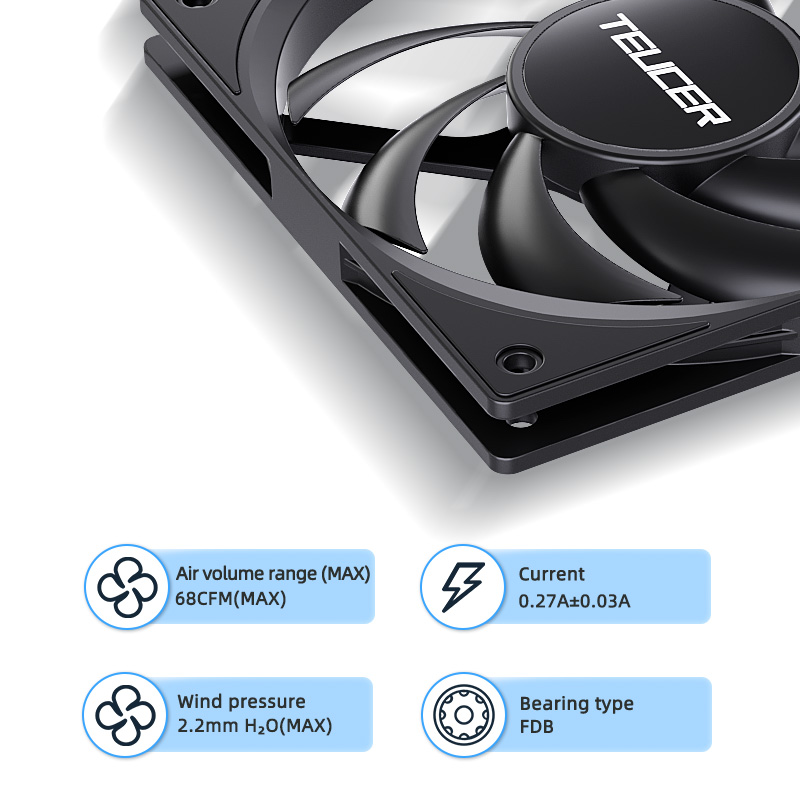 Teucer-超薄型シャーシファン,PC冷却ケース,CPUク - Esports Gaming Fan のレビューと価格