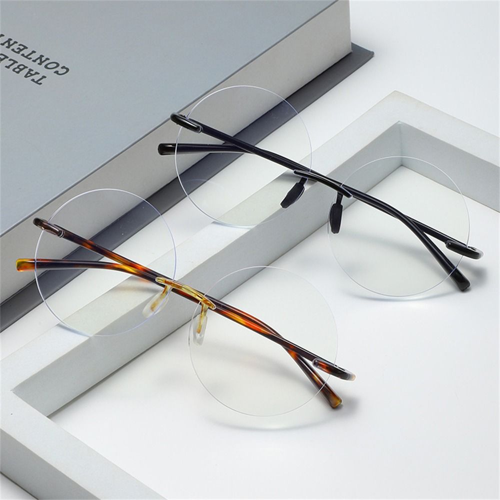 ダイヤモンドカットリムレス抗紫外線ブルーレイメガネ高精細ラウ - Gaming Glasses Blue のレビューと価格