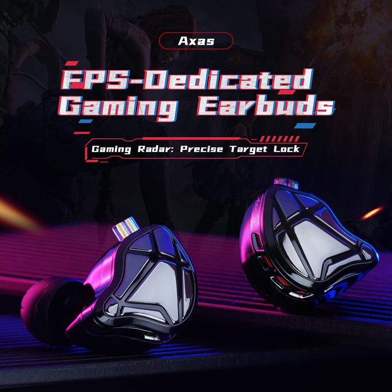    KZ Axas FPSゲーミングIEMヘッドホン プ - Esports Gaming Phone のレビューと価格